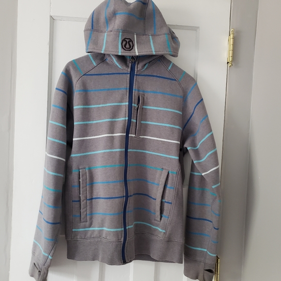 lululemon athletica | Jackets u0026 Coats | Lululemon Mens Heavy Full Zip Hoodie  Jacket Sweater Pattern Size M | Poshmark